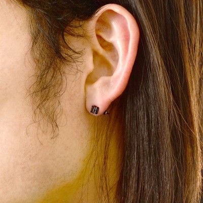 シルバースタッドピアス(片耳用)