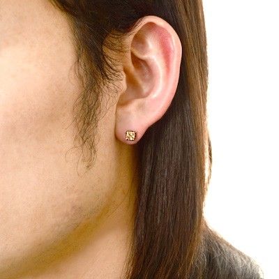 シルバースタッドピアス(片耳用)