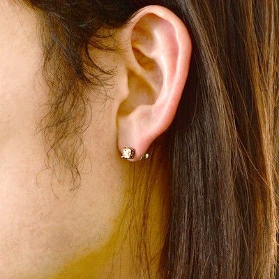 シルバースタッドピアス(片耳用)