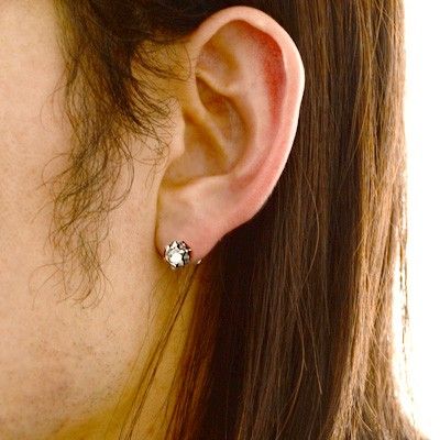 シルバースタッドピアス(片耳用)
