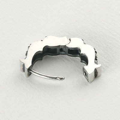 シルバーフープピアス(片耳用)