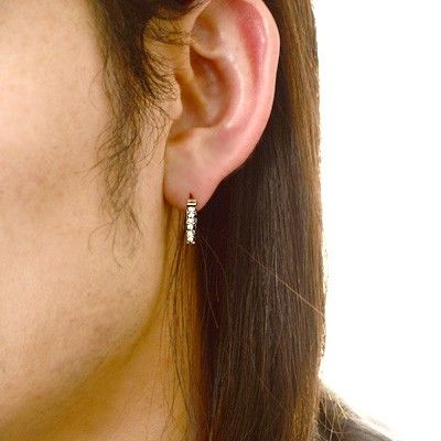 シルバーフープピアス(片耳用)