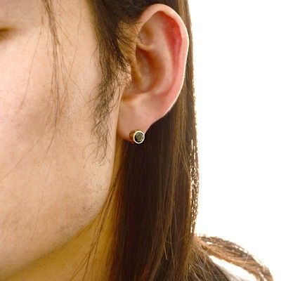 シルバースタッドピアス(片耳用)