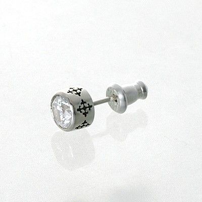 シルバースタッドピアス(片耳用)