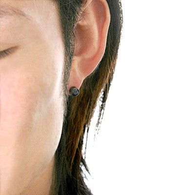 シルバースタッドピアス(片耳用)