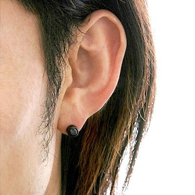 シルバースタッドピアス(片耳用)