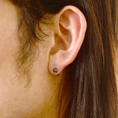 シルバースタッドピアス(片耳用)