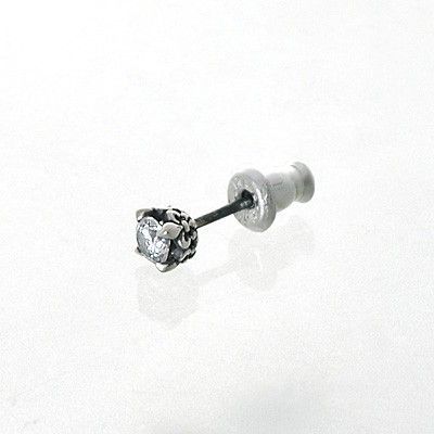 シルバースタッドピアス(片耳用)