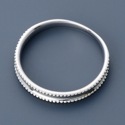 ホワイトゴールドリング