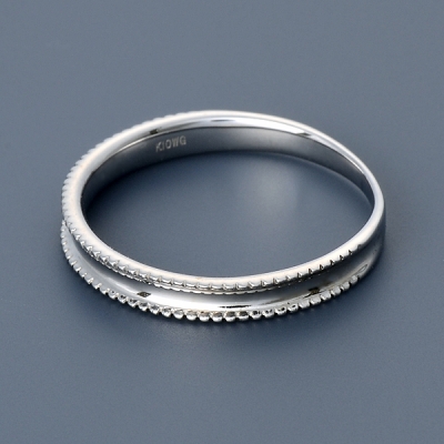 ホワイトゴールドリング