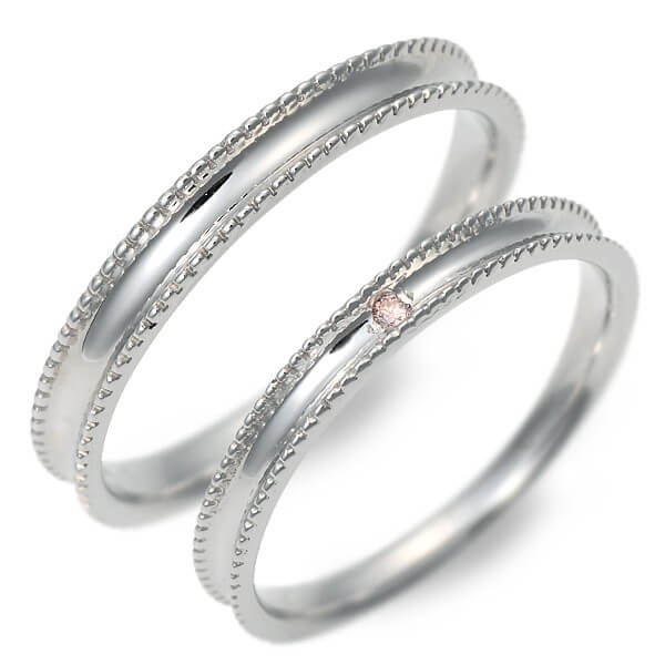 me. ホワイトゴールドペアリング