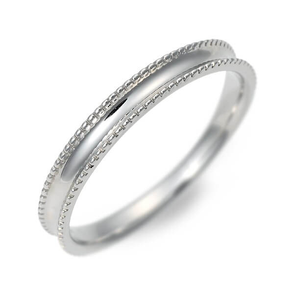 me. ホワイトゴールドリング