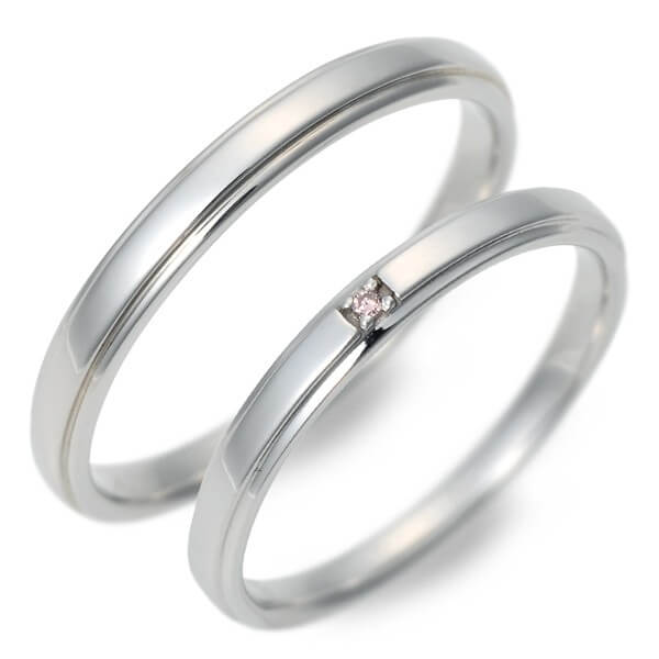 me. ホワイトゴールドペアリング