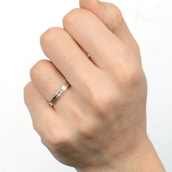 ホワイトゴールドリング