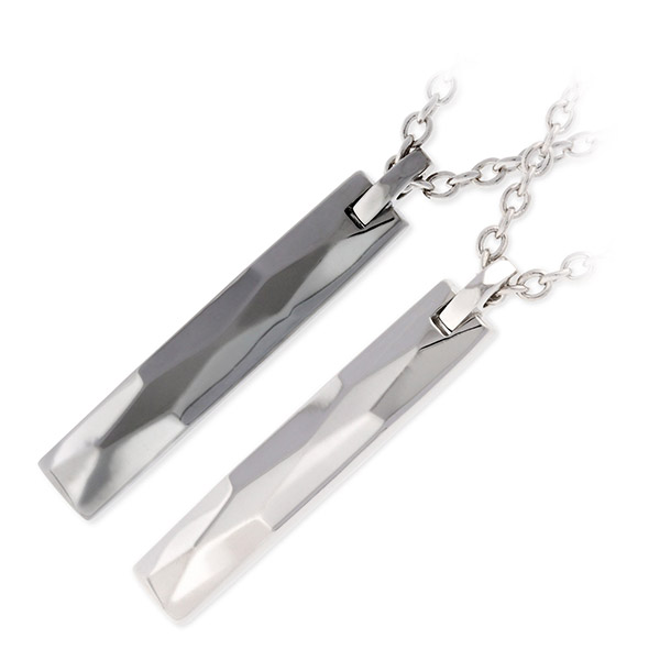 LION HEART シルバーペアネックレス