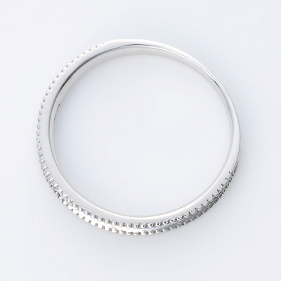 ホワイトゴールドリング