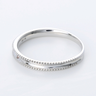 ホワイトゴールドリング