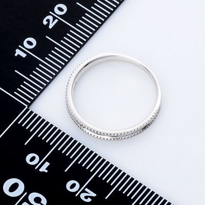 ホワイトゴールドリング