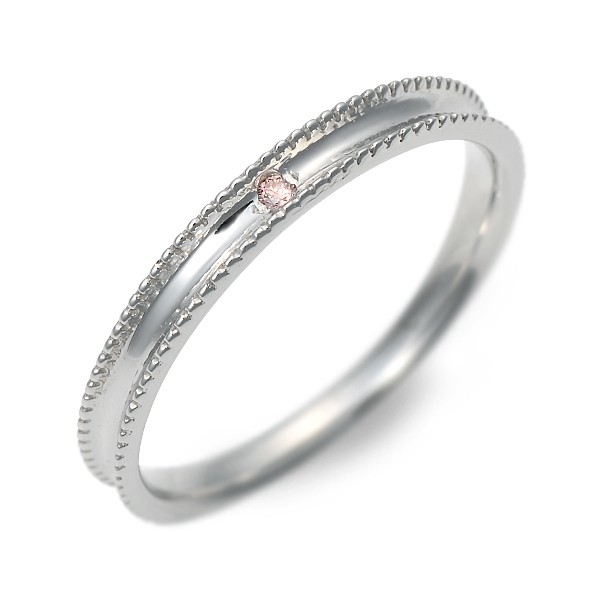 me. ホワイトゴールドリング