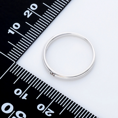 ホワイトゴールドリング