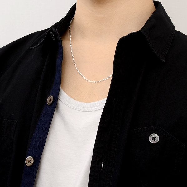 シルバーペアチェーン