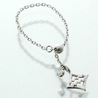 ホワイトゴールドリング