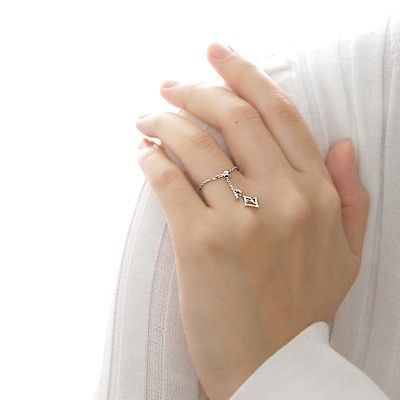 ホワイトゴールドリング