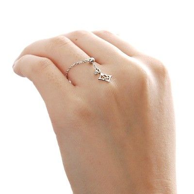 ホワイトゴールドリング