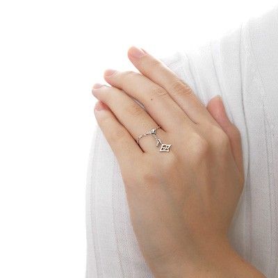 ホワイトゴールドリング