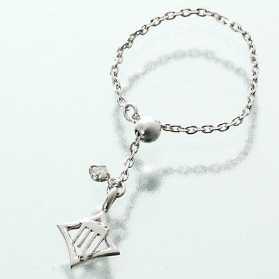 ホワイトゴールドリング