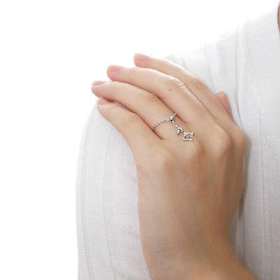 ホワイトゴールドリング