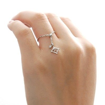 ホワイトゴールドリング