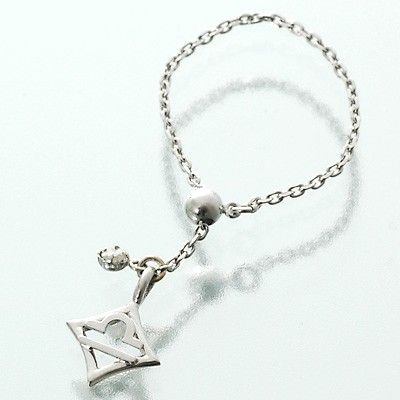 ホワイトゴールドリング