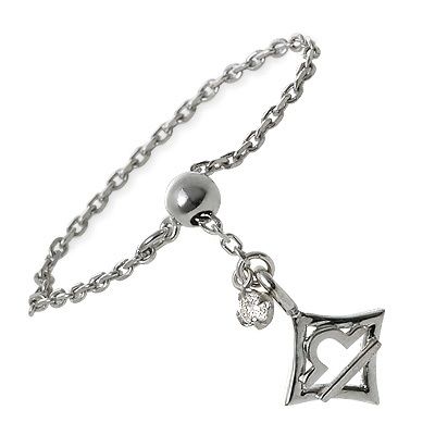 me. ホワイトゴールドリング