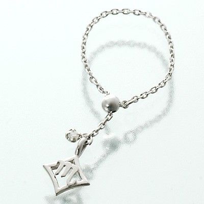 ホワイトゴールドリング