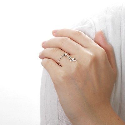 ホワイトゴールドリング