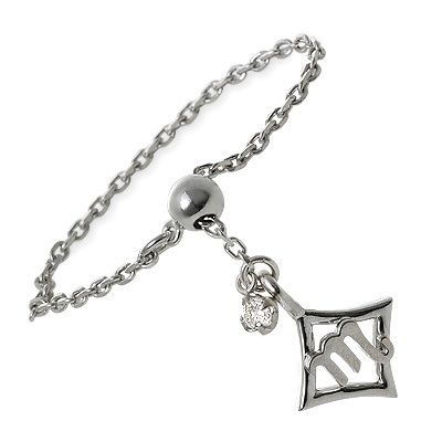 me. ホワイトゴールドリング