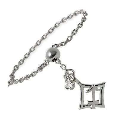 me. ホワイトゴールドリング