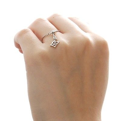 ホワイトゴールドリング