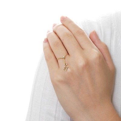 イエローゴールドリング