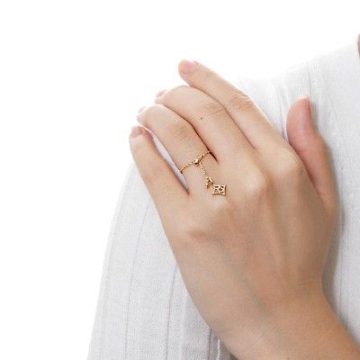 イエローゴールドリング