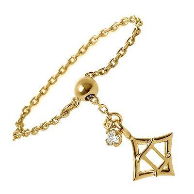 me. イエローゴールドリング