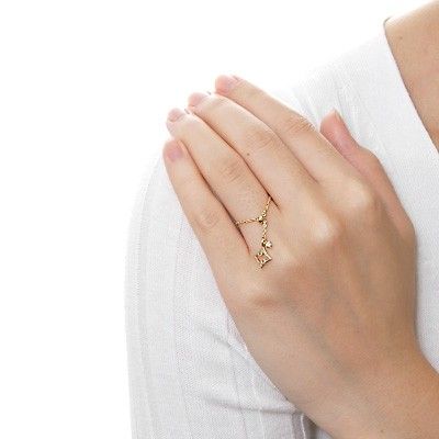 イエローゴールドリング