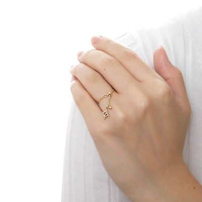 イエローゴールドリング