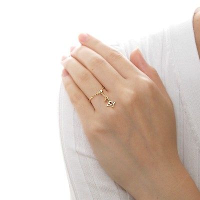 イエローゴールドリング