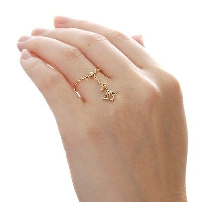 イエローゴールドリング