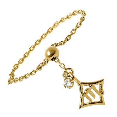 me. イエローゴールドリング