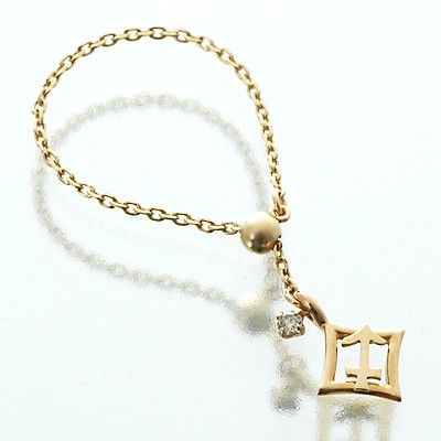 イエローゴールドリング