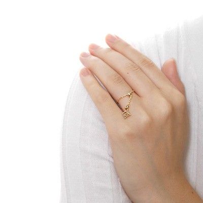 イエローゴールドリング