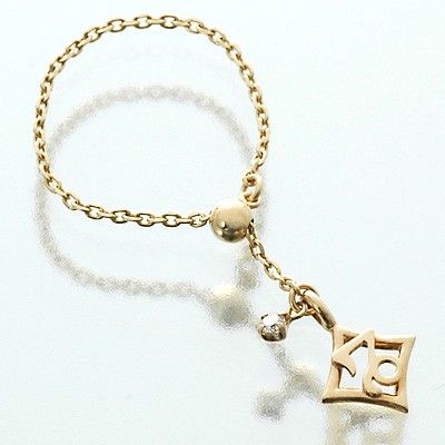 イエローゴールドリング